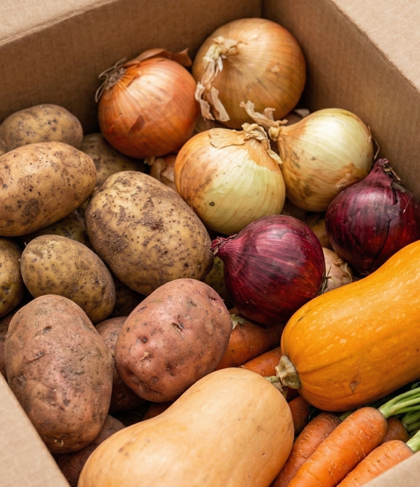 Papas y tubérculos frescos